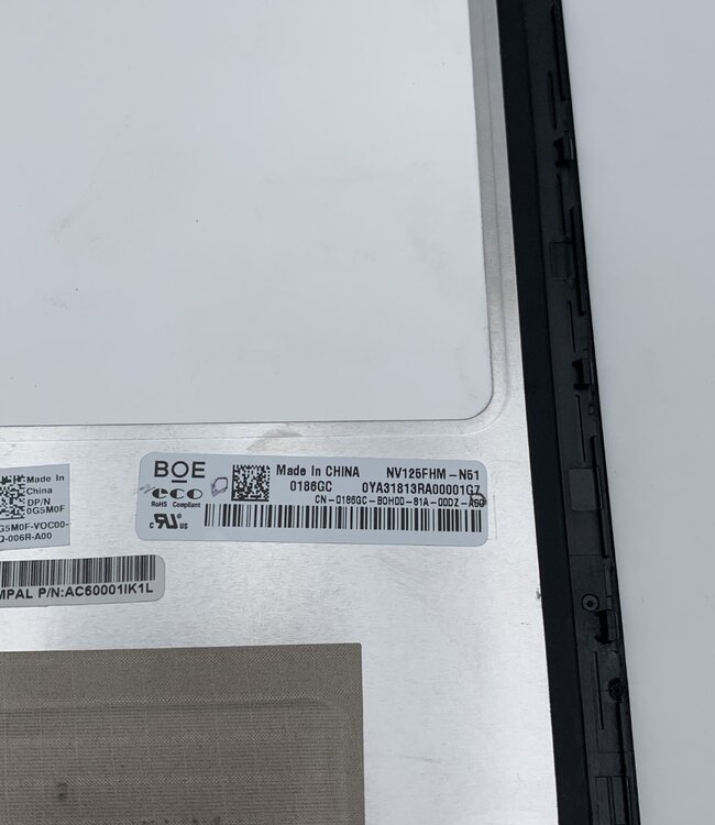 Laptop scherm Dell NV125FHM-N61 12.5 inch