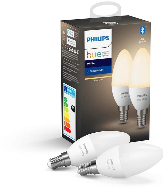 Philips Hue White 2x Single bulb E14