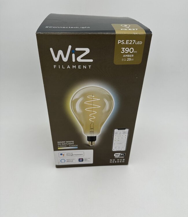 Philips WiZ Warm White Filament Globelamp LED 25W E27