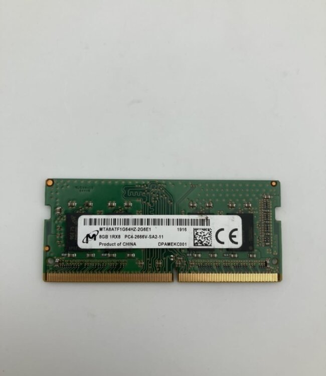 8 GB | 1Rx8 PC4-2666V | 2666 MHz | Laptop RAM geheugen (SO-DIMM