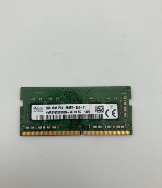 8 GB | 1Rx8 PC4-2666V | 2666 MHz | Laptop RAM geheugen (SO-DIMM