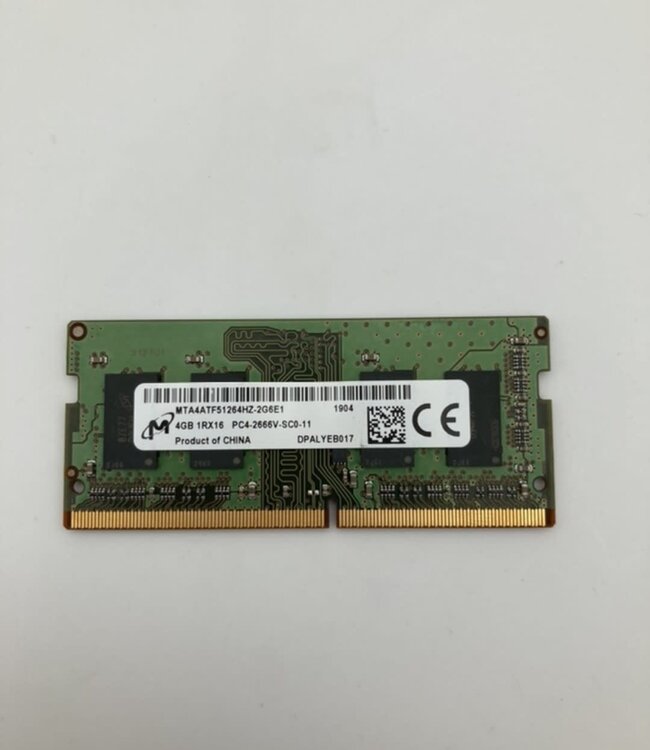 4 GB | 1Rx16 PC4-2666V | Laptop RAM geheugen (SO-DIMM)