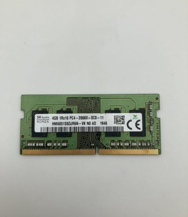 4 GB | 1Rx16 PC4-2666V | Laptop RAM geheugen (SO-DIMM)