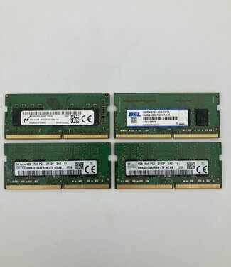 4 GB | 1Rx8 PC4-2133P | 2133 MHz | Laptop RAM geheugen (SO-DIMM)