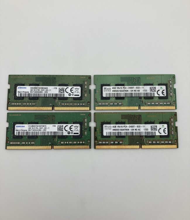 4GB DDR4-2400T 1Rx16 PC4 Laptop RAM geheugen SO-DIMM - Second Go