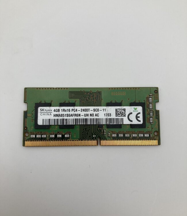4 GB | 1Rx16 PC4-2400T | 2400 MHz | Laptop RAM geheugen (SO-DIMM)