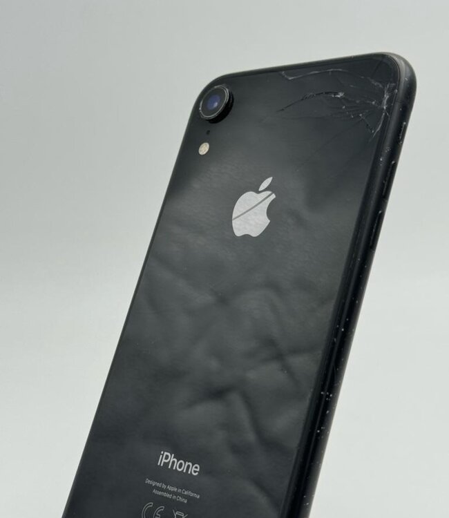 Apple iPhone XR Zwart Beschadigd