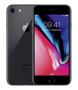 Apple Apple iPhone 8 Zwart + Gratis oplader