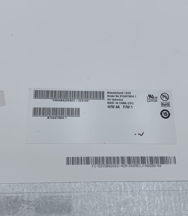 LCD laptop scherm B156XTN04.1 15.6 inch