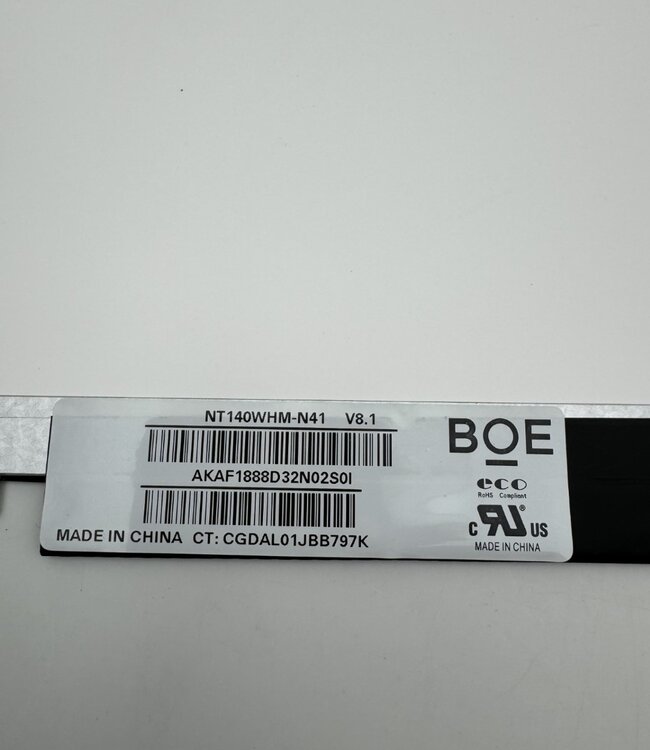Dalle écran LCD 14" LED NT140WHM-N41 V8.1 1366x768 30 Pins - Neuve - Compatible Multi-marques
