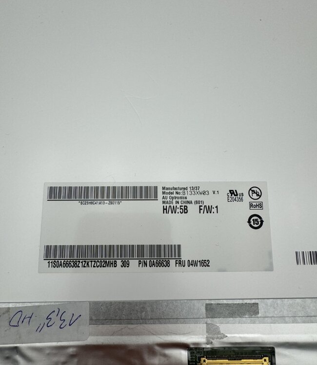 LCD laptop scherm B133XW03 v.1 13.3 inch