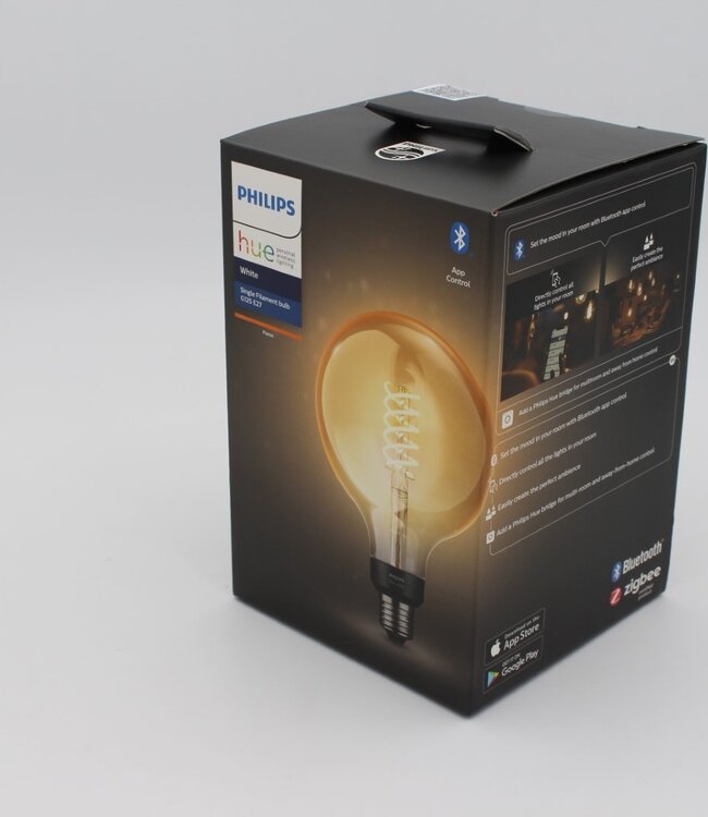 Philips Hue White Single Filament bulb G125 E27