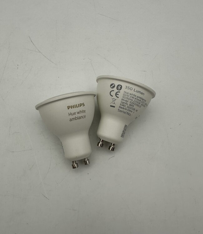 Philips Hue White ambiance 2x Single bulb GU10