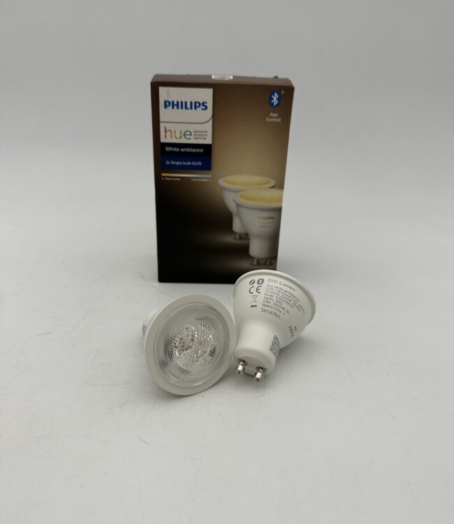 Philips Hue White ambiance 2x Single bulb GU10