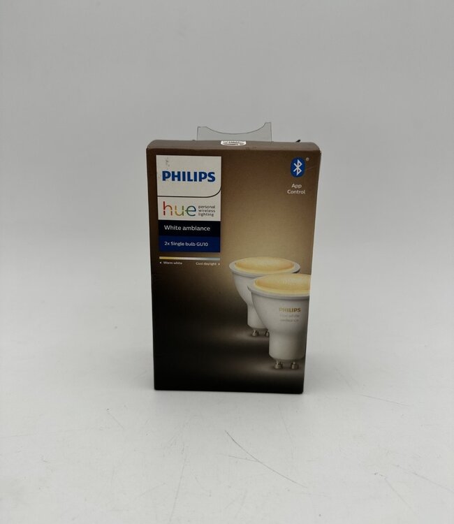 Philips Hue White ambiance 2x Single bulb GU10