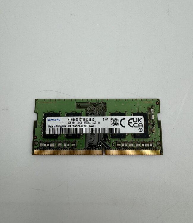 4 GB | 1Rx16 PC4 -3200AA | Laptop RAM geheugen (SO-DIMM)