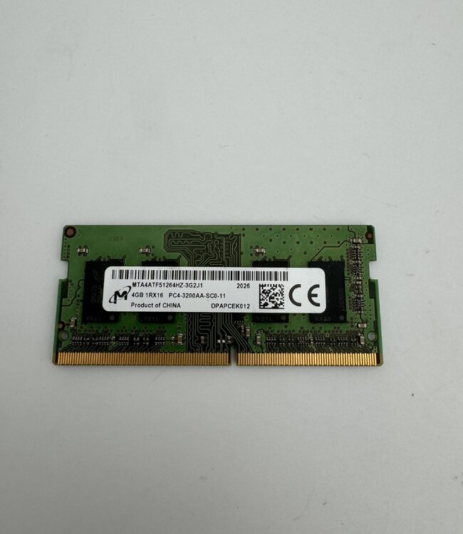 4 GB | 1Rx16 PC4 -3200AA | Laptop RAM geheugen (SO-DIMM)