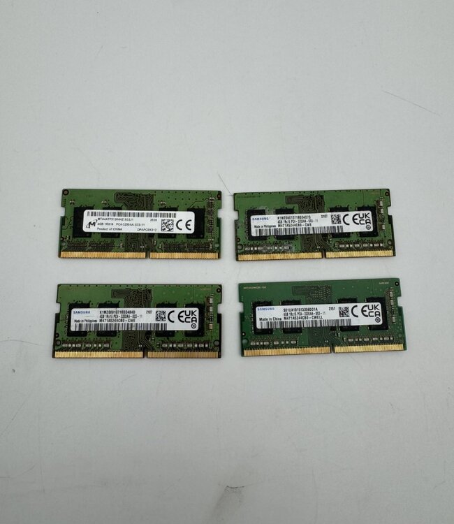 4GB DDR4-3200AA 1Rx16 PC4 Laptop RAM geheugen SO-DIMM