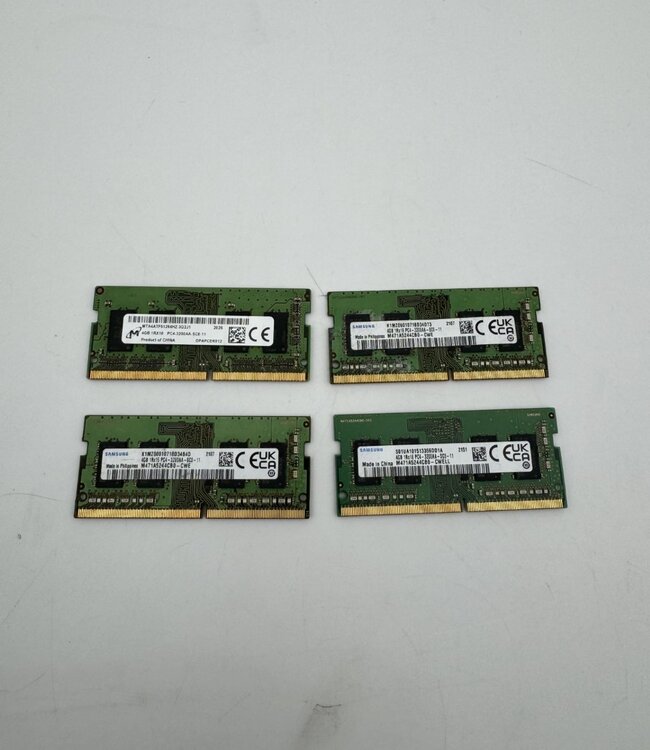 4 GB | 1Rx16 PC4 -3200AA | Laptop RAM geheugen (SO-DIMM)