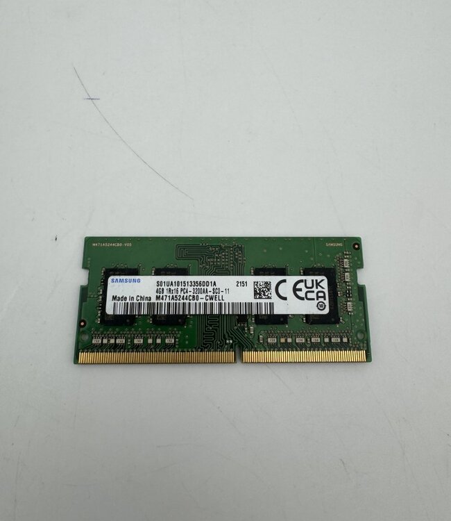 4 GB | 1Rx16 PC4 -3200AA | Laptop RAM geheugen (SO-DIMM)