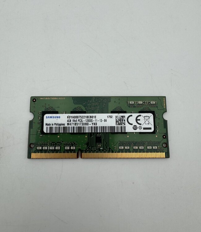 4 GB | 1Rx8 PC3L-12800S | 1600 MHz | Laptop RAM geheugen (SO-DIMM)