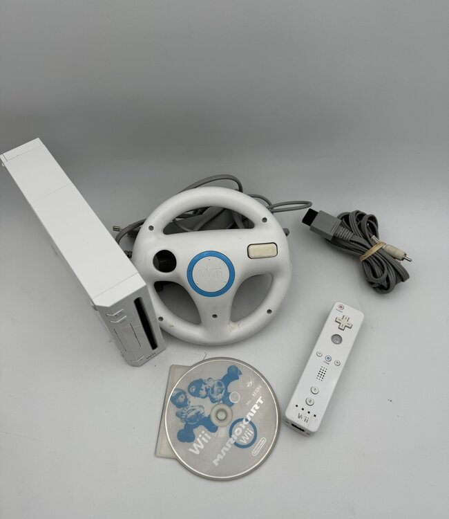 Nintendo Wii Mariokart Console Set