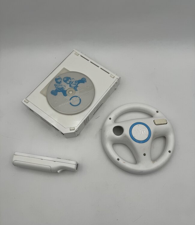 Nintendo Wii Mariokart Console Set