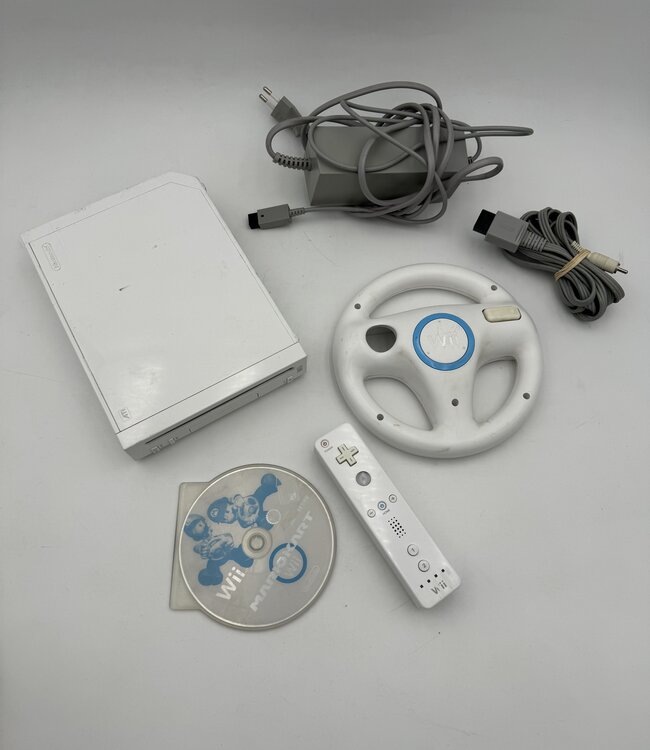 Nintendo Wii Mariokart Console Set