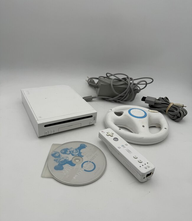 Nintendo Wii Mariokart Console Set