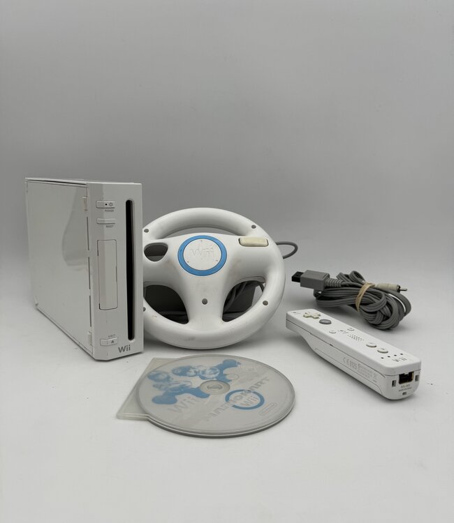 Nintendo Wii Mariokart Console Set