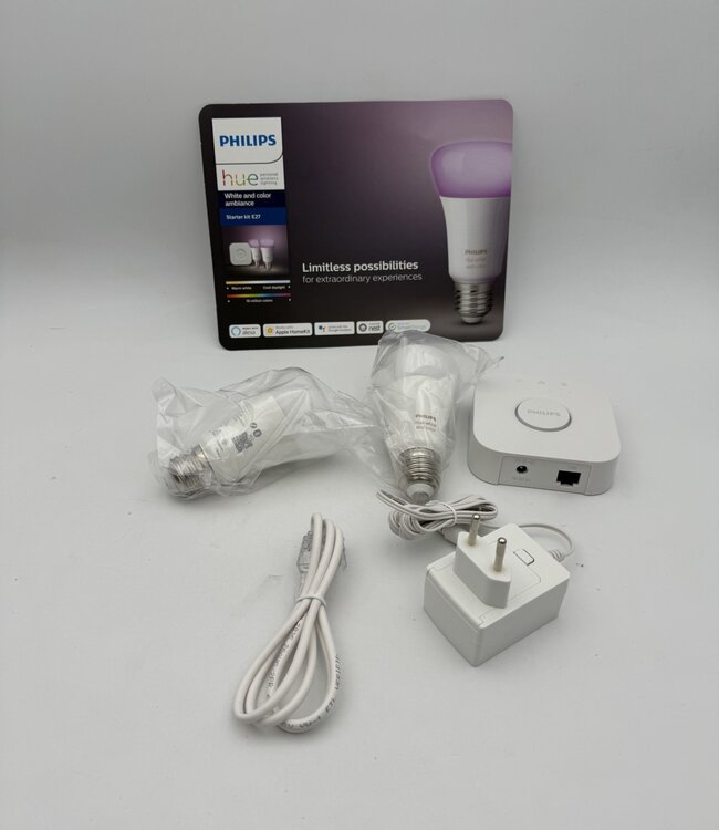 Philips Hue Starter Kit White and Color Ambiance E27