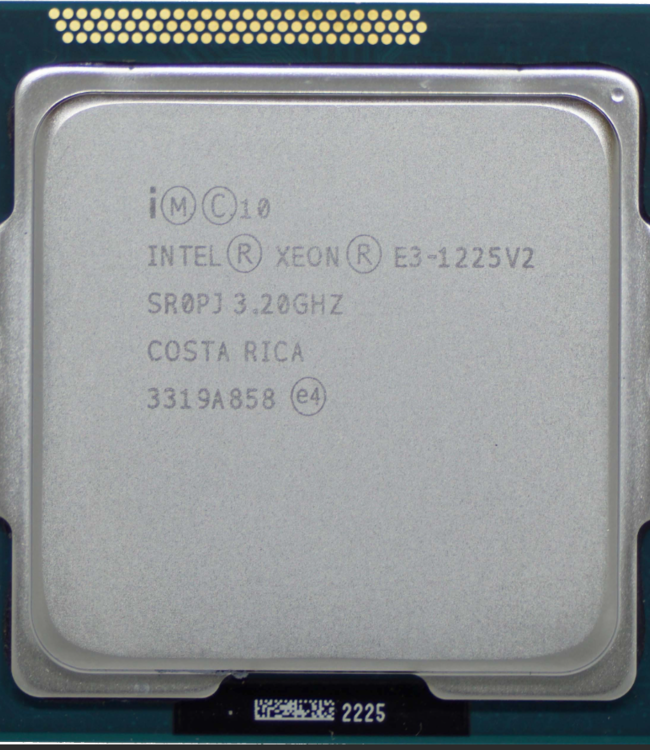 Processor Intel XEON E3-1225V2 SR0PJ