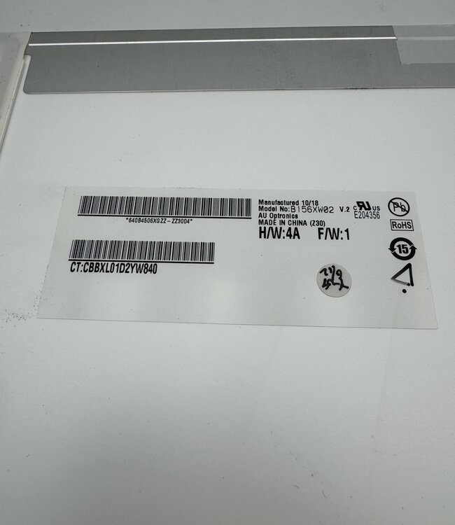 LCD laptop scherm B156XW02 v.2 15.6 inch
