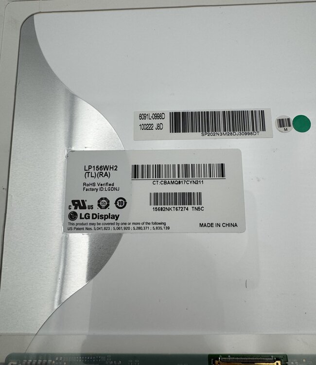 LCD laptop scherm LP156WH2 (TL)(RA) 15.6 inch