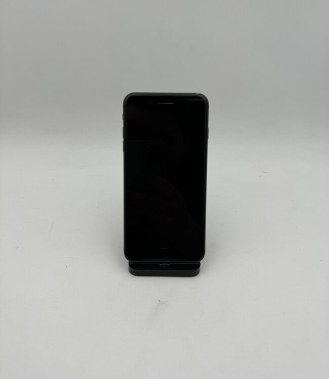 Apple iPhone 8 Plus Zwart Beschadigd Achterkant