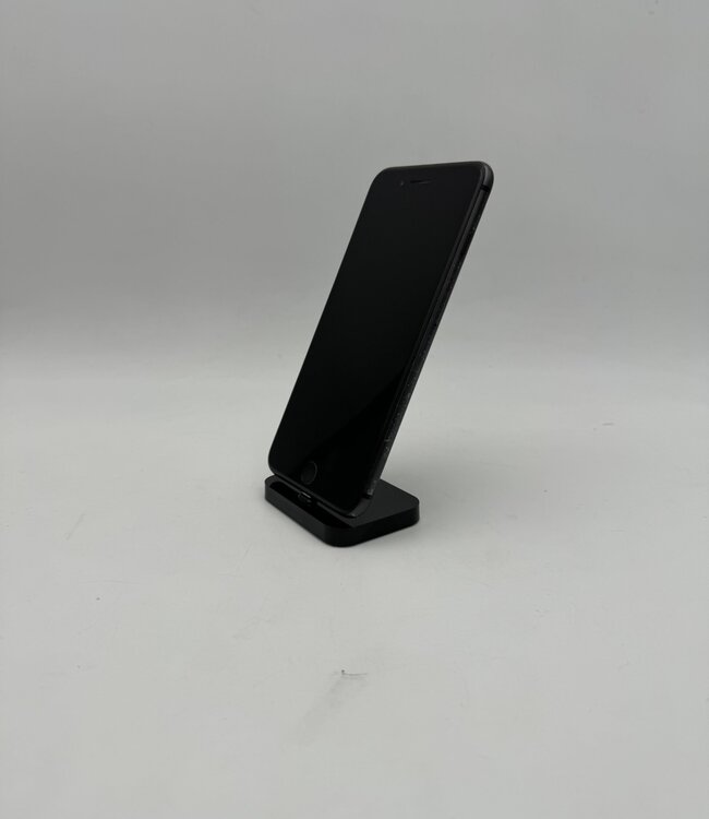 Apple iPhone 8 Plus Zwart Beschadigd Achterkant