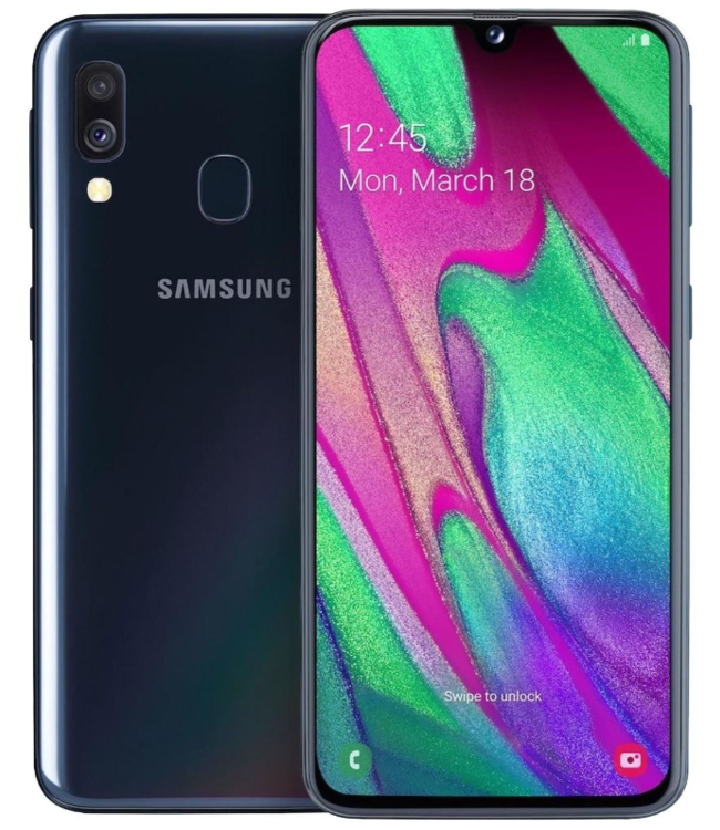 Samsung Galaxy A40 Zwart