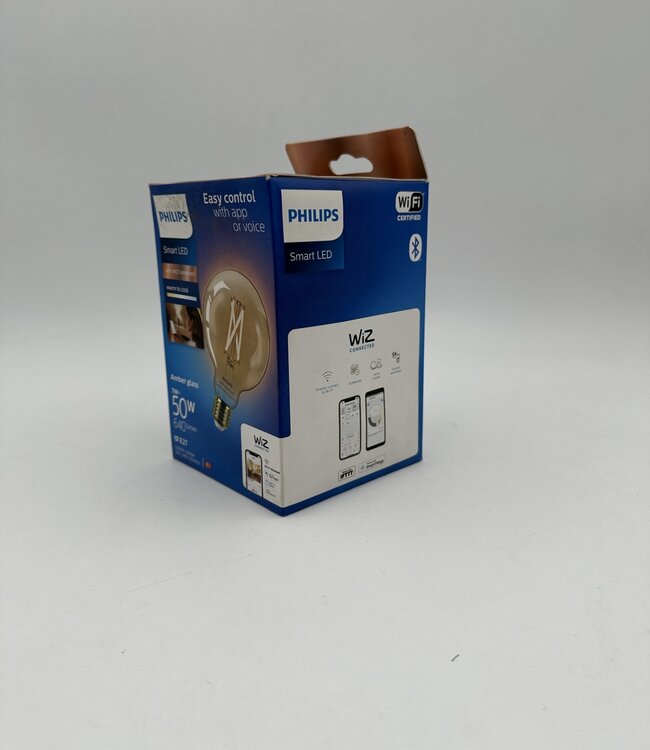 Philips Wiz Amber Glass Globe 50W E27
