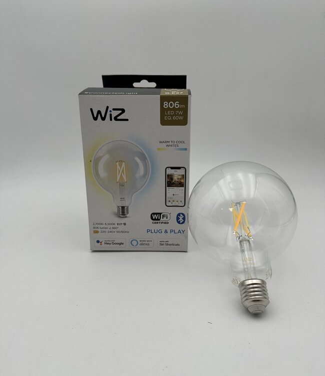 Philips Wiz Warm To Cool Whites G125 E27
