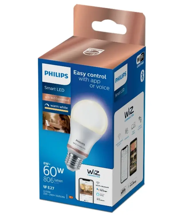 Philips Wiz Warm White E27 60W