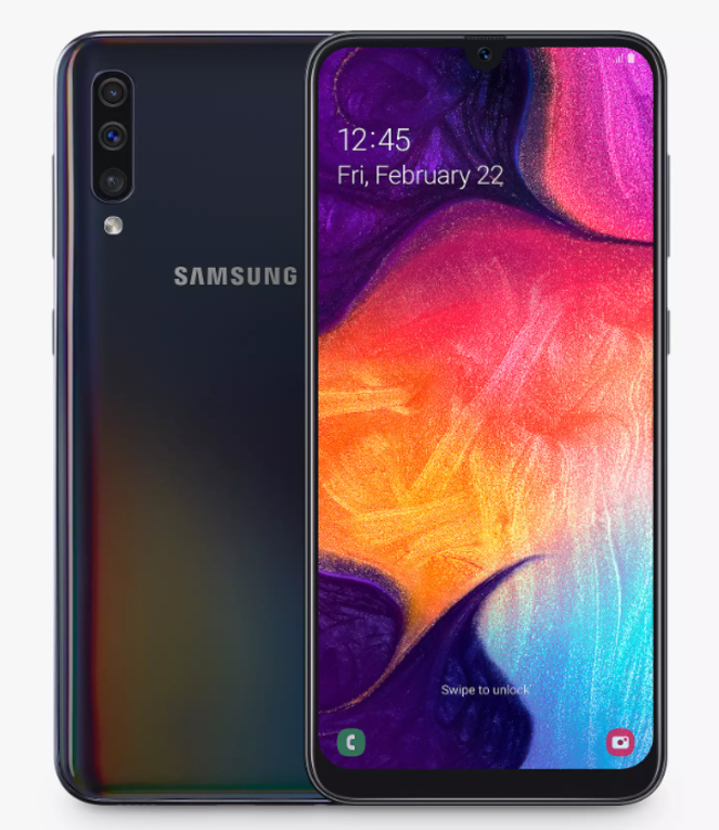Samsung Galaxy A50 -Zwart