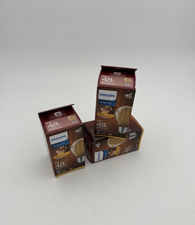 Philips Vintage Led Flame E27 A60 48W