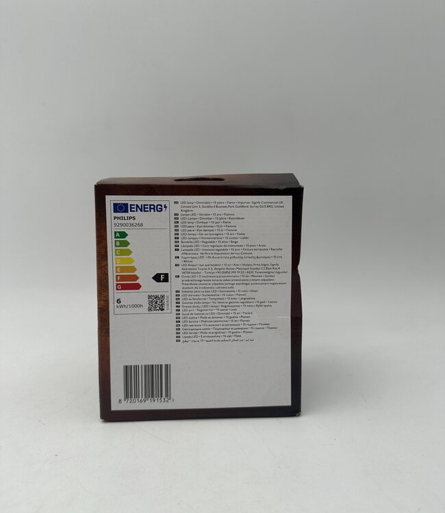 Philips Vintage Led Flame E27 G95