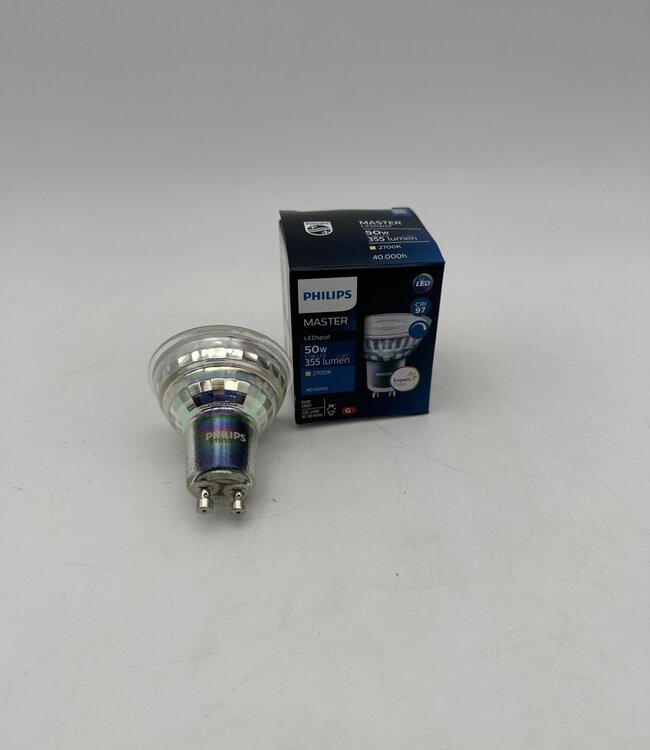 Philips MASTER LEDspot GU10 ExpertColor Dimbaar 5.5 Watt 355 Lumen