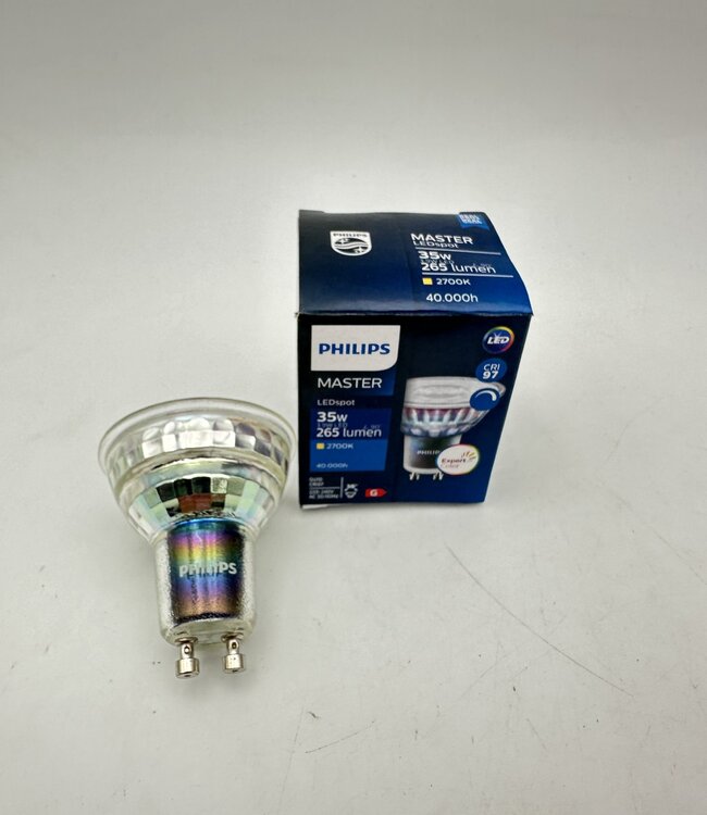 Philips MASTER LEDspot GU10 ExpertColor Dimbaar 3.9 Watt 265 Lumen