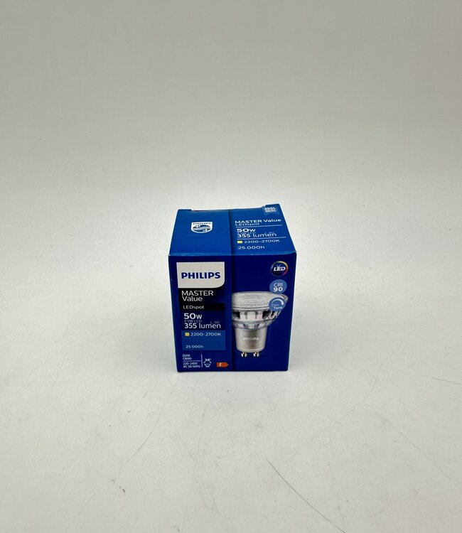 Philips MASTER LEDspot GU10 ExpertColor Dimbaar 4.9 Watt 355 Lumen