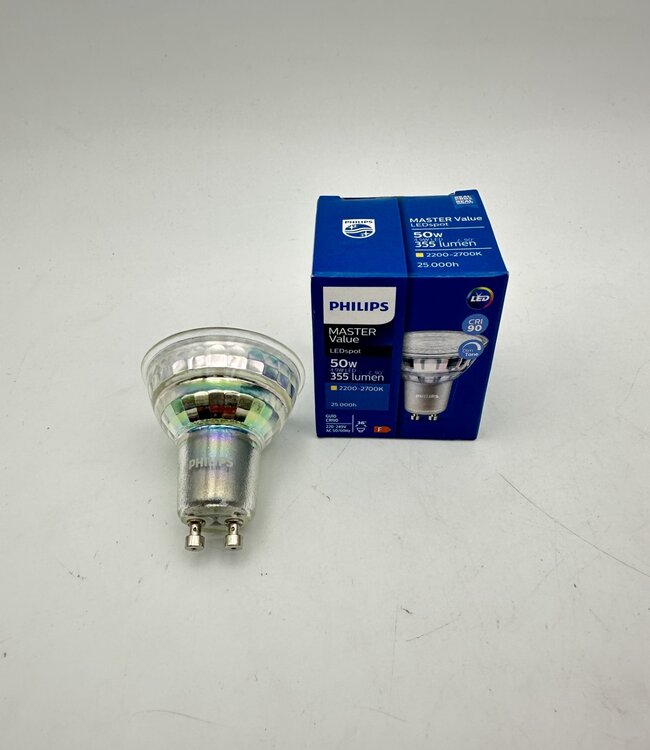 Philips MASTER LEDspot GU10 ExpertColor Dimbaar 4.9 Watt 355 Lumen