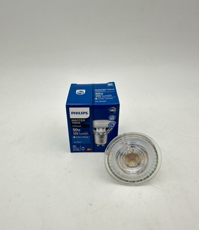 Philips MASTER LEDspot GU10 ExpertColor Dimbaar 4.9 Watt 355 Lumen