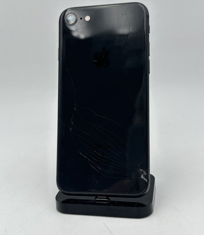 Apple iPhone SE (2020) Zwart Beschadigd