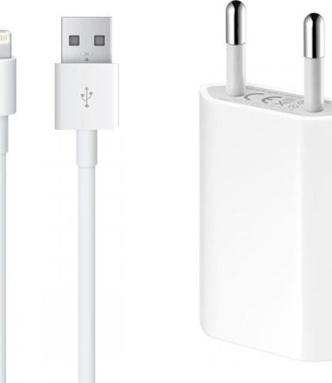 USB adapter + Lightning kabel